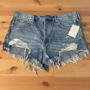 NWT Free People denim shorts size 30